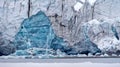 Deep Blue Glacier, Oscar II Land, Norway Royalty Free Stock Photo