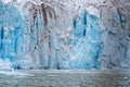 Deep Blue Glacier, Signehamna Harbor, Norway Royalty Free Stock Photo