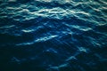 Deep blue ocean water texture, dark sea waves background as nature and environmental design Royalty Free Stock Photo