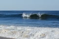 Deep Blue Ocean Wave Rising Royalty Free Stock Photo