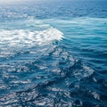 Deep blue ocean waves with varying Royalty Free Stock Photo