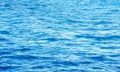 Deep blue ripples sea or ocean water surface windy day Royalty Free Stock Photo