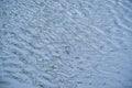 Deep blue rippling water surface. Royalty Free Stock Photo