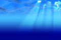 Deep Blue Sea Royalty Free Stock Photo