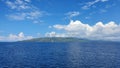 Deep Blue Sea and Sky at Island Philippines Royalty Free Stock Photo