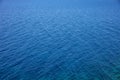 Deep blue sea water surface. Calm sea background texture