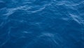 A deep blue sea water texture view from top Royalty Free Stock Photo