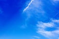 Deep blue sky with clouds high quality fifty megapixels