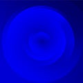 Deep Blue Spinning Light Motion effect Illustration, Dimmed Background