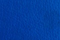 Deep blue synthetic leather. Royalty Free Stock Photo