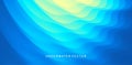 Deep Blue Underwater Background. Modern Screen Design For Mobile App And Web Design. Vector Illustration