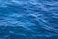 Deep blue water background in blue - empty and nobody - just waves. Royalty Free Stock Photo