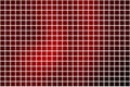 Deep burgundy red square mosaic background over white