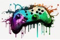 Deep colorful melting splash controller