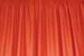 Deep coral fabric pattern. Vivid and rich coral curtains