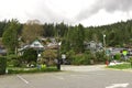 Parking lot in Panorama Park in Deep Cove Village