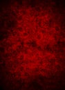 Deep Dark Red Brocade Leaf Background