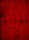 Deep Dark Red Cracked Paint Background