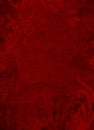 Deep Dark Red Floral Grunge Textured Background