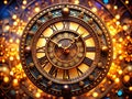 A Deep Dive into Time Explore the Intricate Details of an Infinitely Zoomable Clock Face Perfect for Design Royalty Free Stock Photo