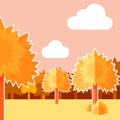 Deep Forest flat background10 Royalty Free Stock Photo