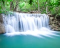 Deep forest waterfall