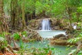 Deep forest waterfall at Namtok thi Lo Su waterfall National Park ,Umphang ,Tak Province Thailand Royalty Free Stock Photo