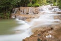 Deep forest waterfall National Park in thailand Royalty Free Stock Photo