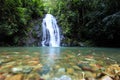 Deep forest Waterfall Royalty Free Stock Photo