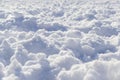 Deep friable snow texture in perspective Royalty Free Stock Photo