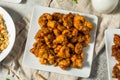 Deep Fried Asian Orange Chicken Royalty Free Stock Photo