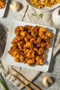 Deep Fried Asian Orange Chicken Royalty Free Stock Photo