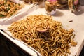 Deep fried bamboo worm