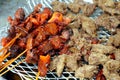 Deep fried beef lungs called locally as Bopis and pork liver with breading Royalty Free Stock Photo