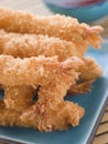 Deep Fried Breaded Japanese Tiger Prawns with Miri