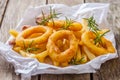 Deep fried calamari Royalty Free Stock Photo