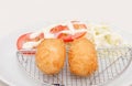 Deep fried cheese balls Royalty Free Stock Photo