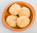 Deep Fried Cheese Balls Royalty Free Stock Photo