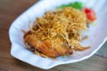 Deep fried chicken with lemon grass