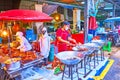 Deep fried chicken in Ratsada Market, Lampang, Thailand Royalty Free Stock Photo