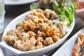 Deep fried chicken tendon or fried chicken Royalty Free Stock Photo