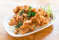 Deep fried chicken tendons Royalty Free Stock Photo