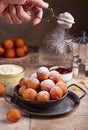 Deep fried cottage cheese balls or donuts. Deep fried cottage cheese balls or donuts.