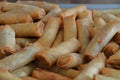 Deep fried crispy cheese rolls, Arabic style Royalty Free Stock Photo