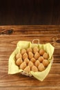 Brazilian snacks coxinha de frango Royalty Free Stock Photo