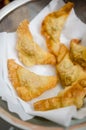 Deep fried dumplings Royalty Free Stock Photo