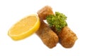 Deep fried fish finger made from alaska pollock fish