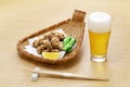 Deep fried gizzard, Japanese food
