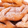 Deep-fried pastry carnival Royalty Free Stock Photo