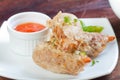 Deep fried shrimp covered with ground pork Royalty Free Stock Photo